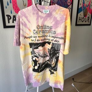 Online Ceramics - I Do Nothing All Day Tee (Hand dyed  in L.A.)